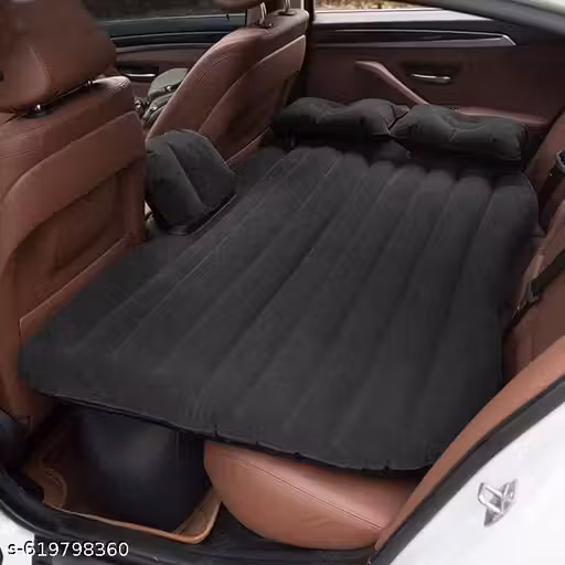 Travel Inflatable Car Bed Mattress with 2 Air Pillows Car Inflatable Bed (Universal For Car)